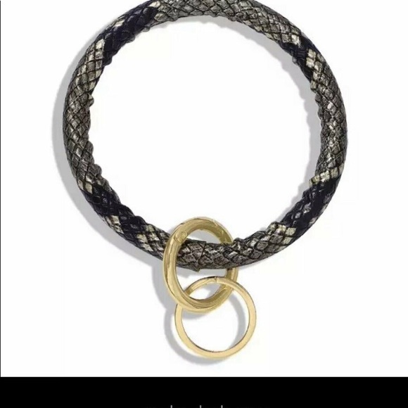 Snake Skin Keychain Wrist Circle Ring - Picture 3 of 8